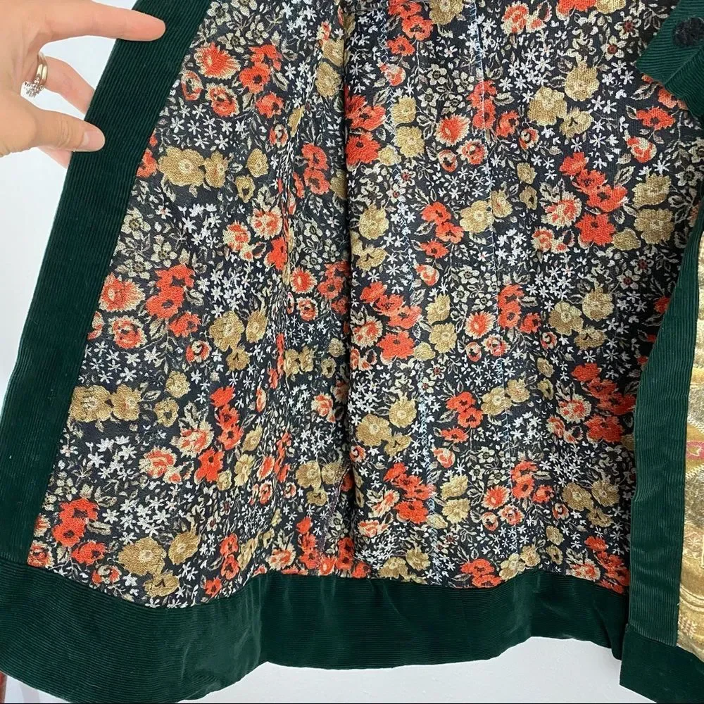 Handmade Green Quilted Jacket - Picture 4 of 7